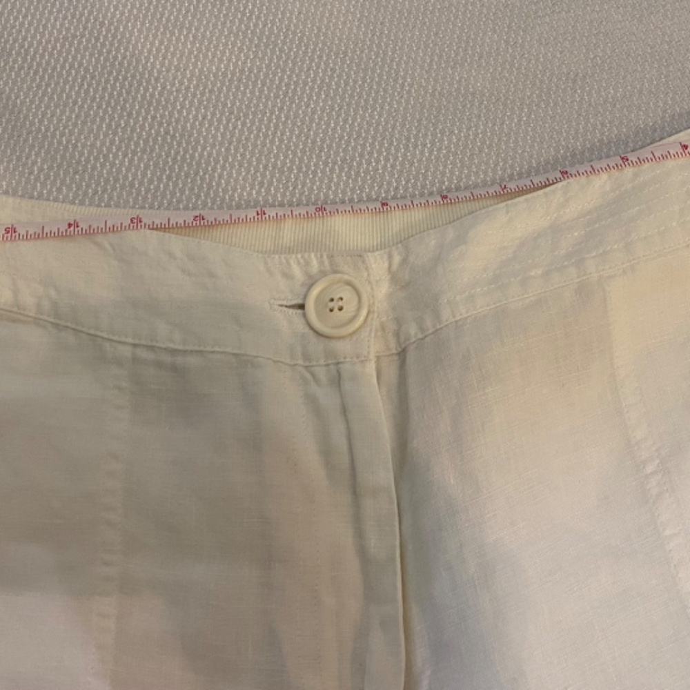 Chico’s white linen pants size 2.5 (size 14) - Picture 4 of 10